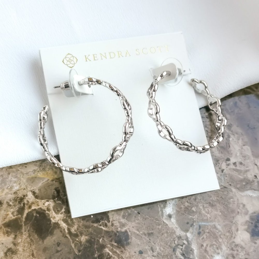 Kendra Scott | Silver Abbie Hoop Earrings